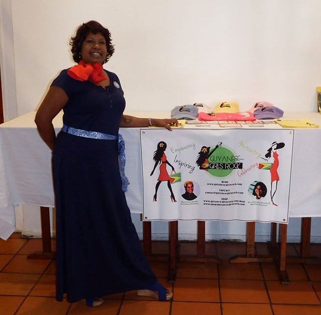 DV Advocate Sukree Boodram supporting the GGR at the Let the Women Speak Luncheon in Guyana
